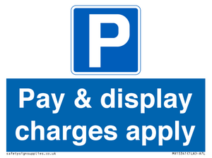 Pay & display charges apply